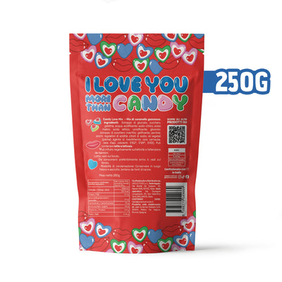 Candy mix - Love edition, 250g Packung Gummisüßigkeiten