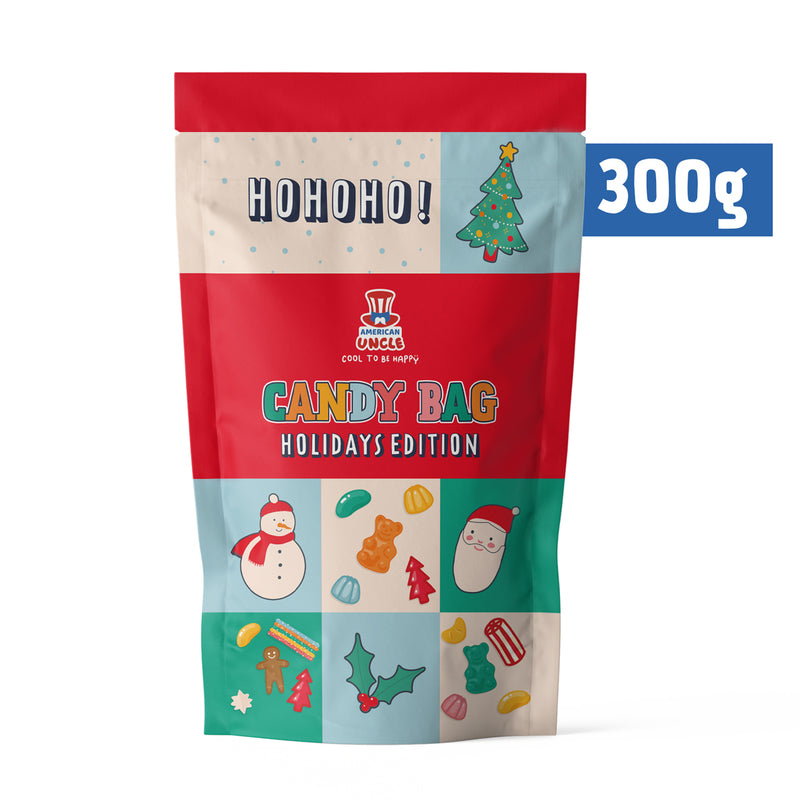 Candy mix Holidays Edition, Beutel mit gummierten Süßigkeiten 300g