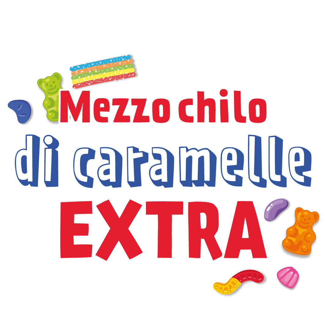 Ein halbes Kilo extra Bonbons 
