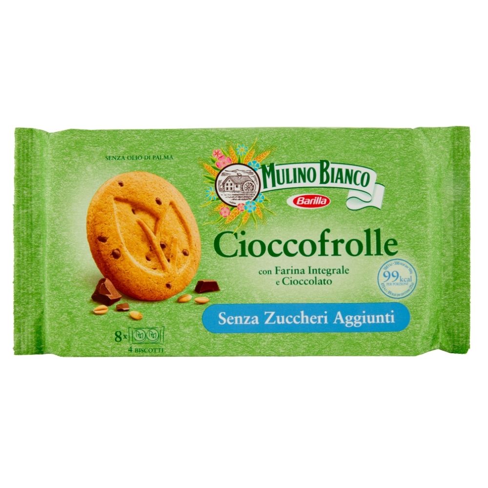 Cioccofrolle Mulino Bianco - Vollkornkekse mit Schokoladentropfen 200g ...