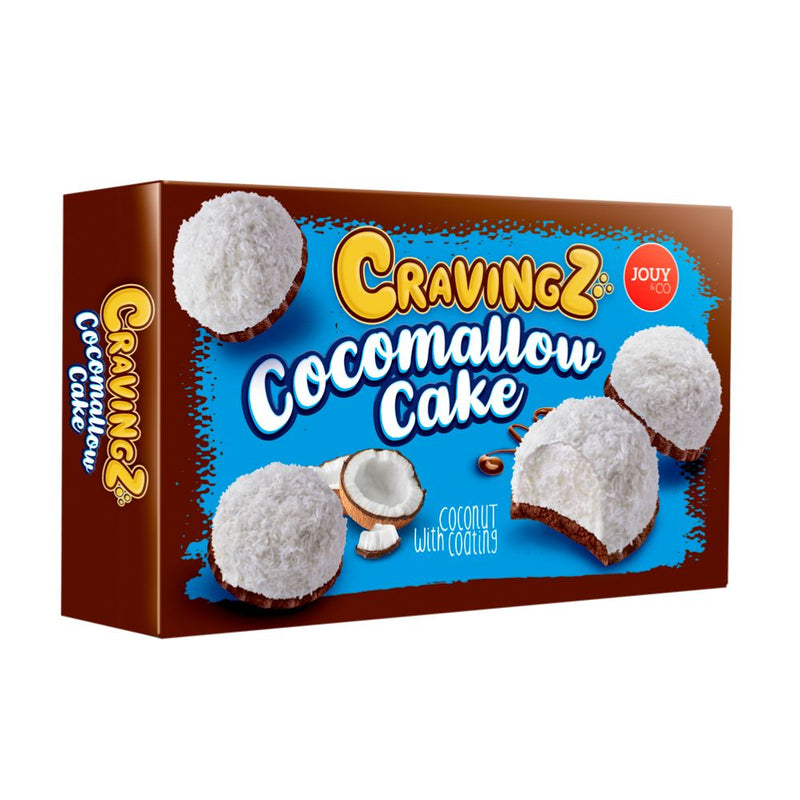 Cravingz Cocomallow Cake, Marshmallow-Kekse mit Kokosnussgranulat 100g