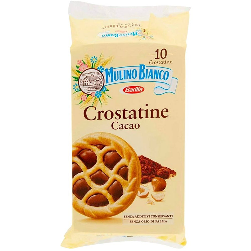 Crostatine al Cacao Mulino Bianco, Gebäck aus Mürbeteig 400g