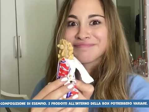 Snack box süß aus mindestens 20 internationalen Produkten 