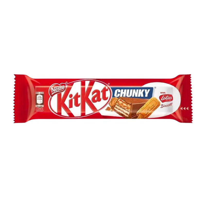 Barretta di cioccolato KitKat Chunky Lotus da 42g