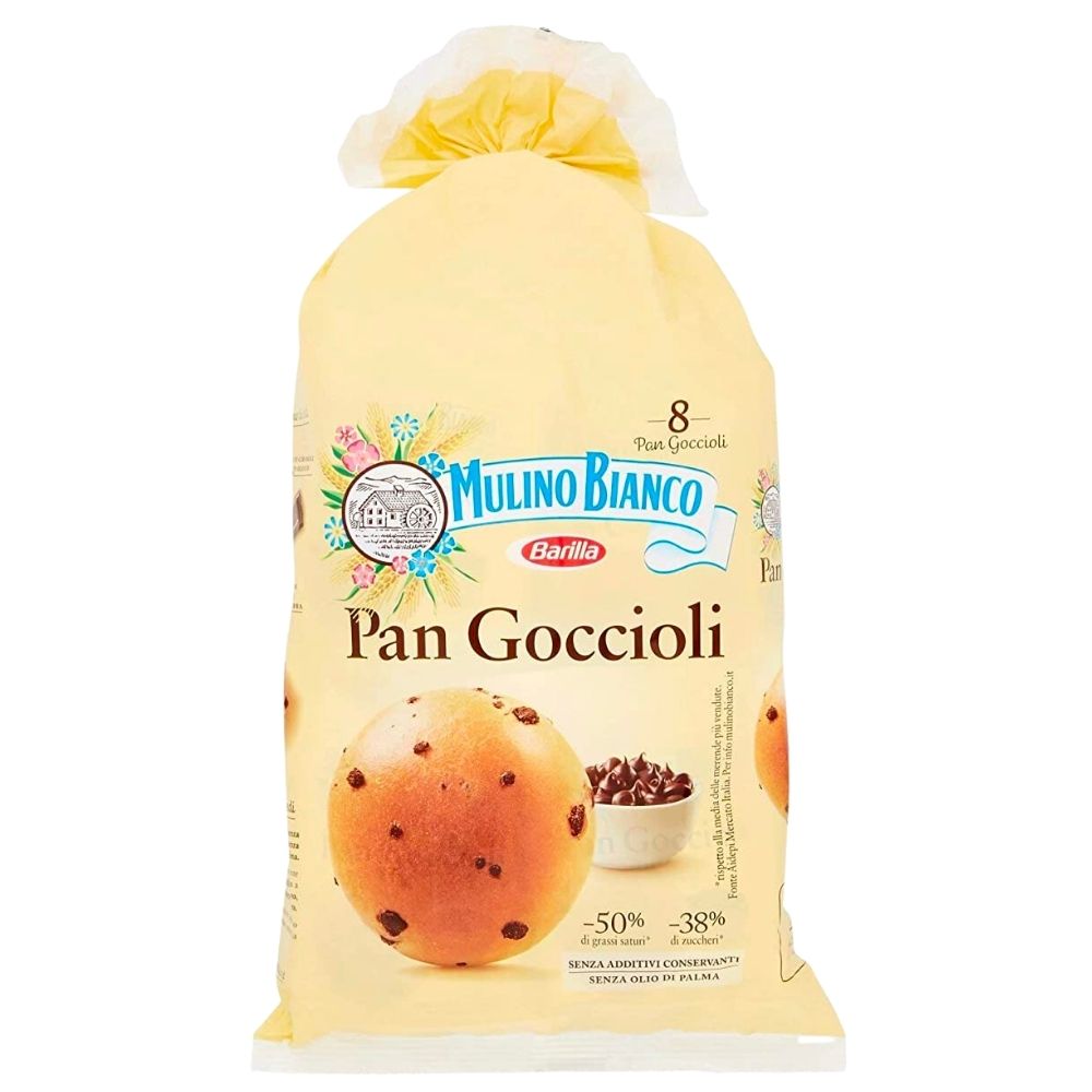 Pan Goccioli Mulino Bianco, Snacks mit Schokoladentropfen 336g 