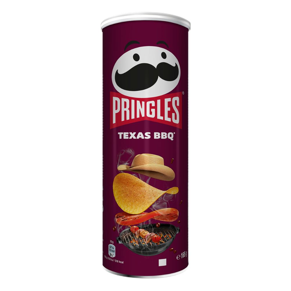 Pringles Texas Barbecue, Chips mit Barbecue-Sauce 165g 