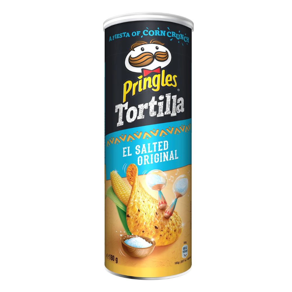 Pringles Tortilla, Chips mit Tortilla-Geschmack 180g 