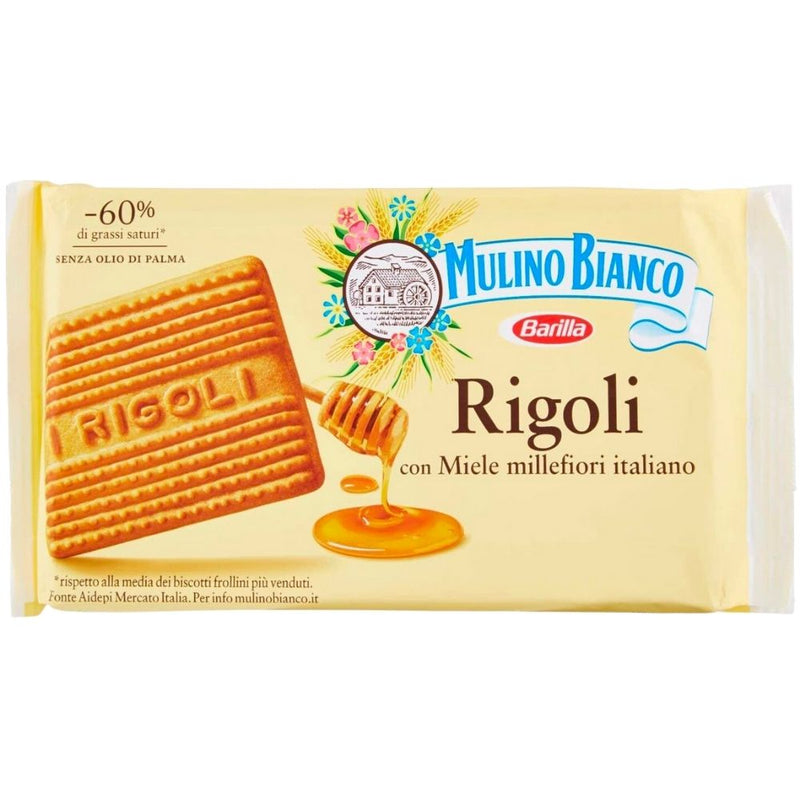 Confezione da 800g di biscotti con latte e miele Rigoli