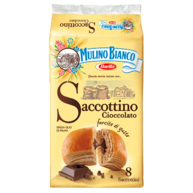 Saccottino al Cioccolato Mulino Bianco, Schokoladencreme Snacks 336g
