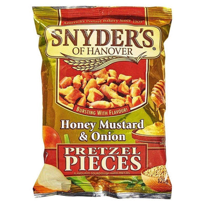 Snyder's Honey Mustard and Onion, pretzel a senape e cipolla da 56g