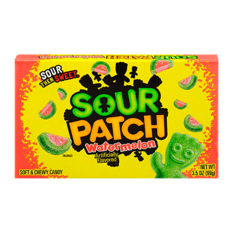 Confezione da 99g di caramelle aspre Sour Patch Watermelon 