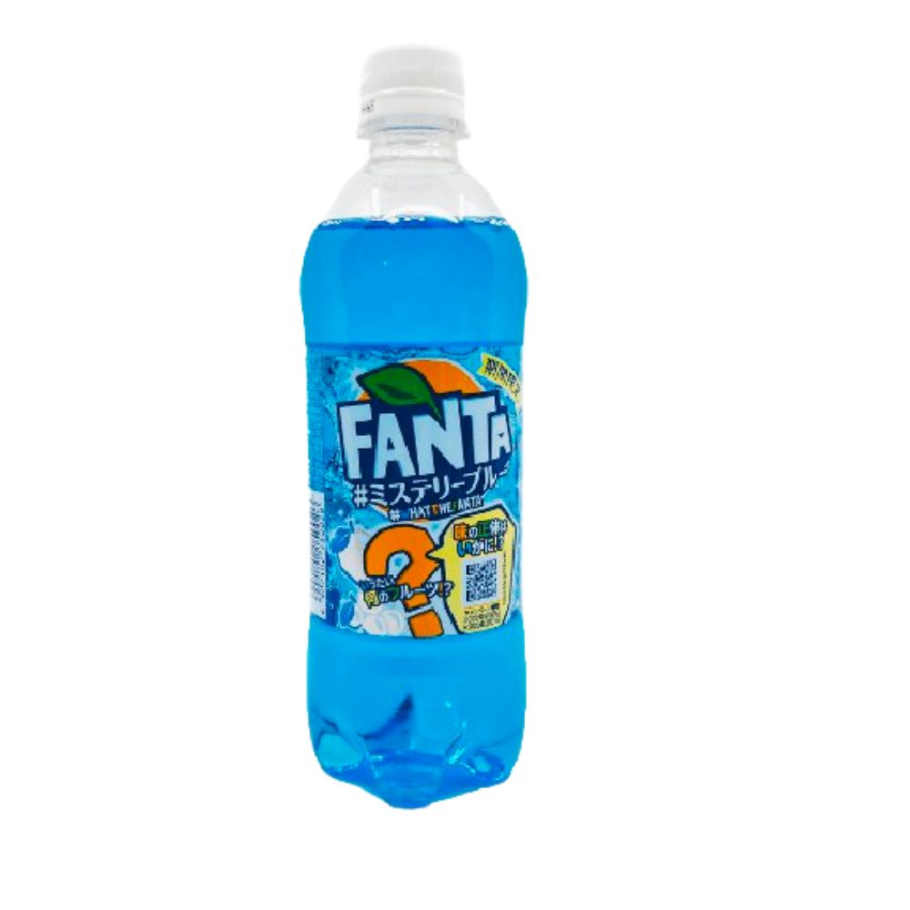 Fanta What The Fanta, zuckerfreies Getränk mit geheimnisvollem Geschmack in einer 490ml Flasche 